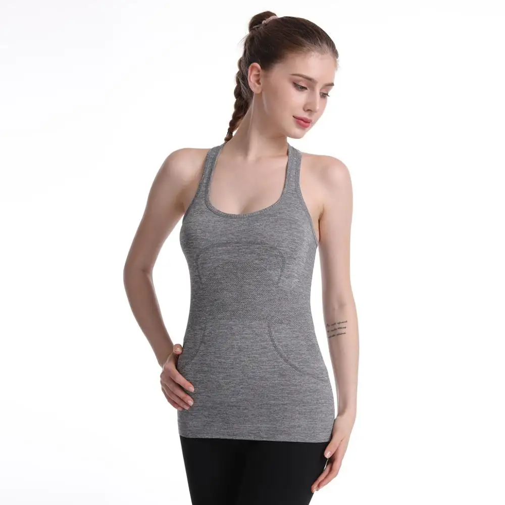 New Fashion Sexy Seamless Yoga Women's Beauty Back Sports And Leisure Breathable Stretch Camisole Quick-Drying Gym Clothes Top
New Fashion Sexy Seamless Yoga Women's Beauty Back Sports And Leisure Breathable Stretch Camisole Quick-Drying Gym Clothes Top
