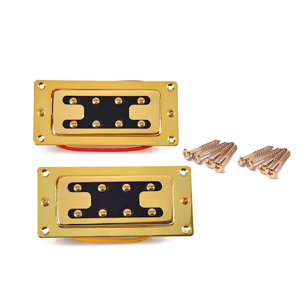 New Arrival 1 Pair 4 String Bass Humbucker Double Coil Pickups Noiseless for Bass Guitar Ukulele Guitar Parts & Accessories
New Arrival 1 Pair 4 String Bass Humbucker Double Coil Pickups Noiseless for Bass Guitar Ukulele Guitar Parts & Accessories