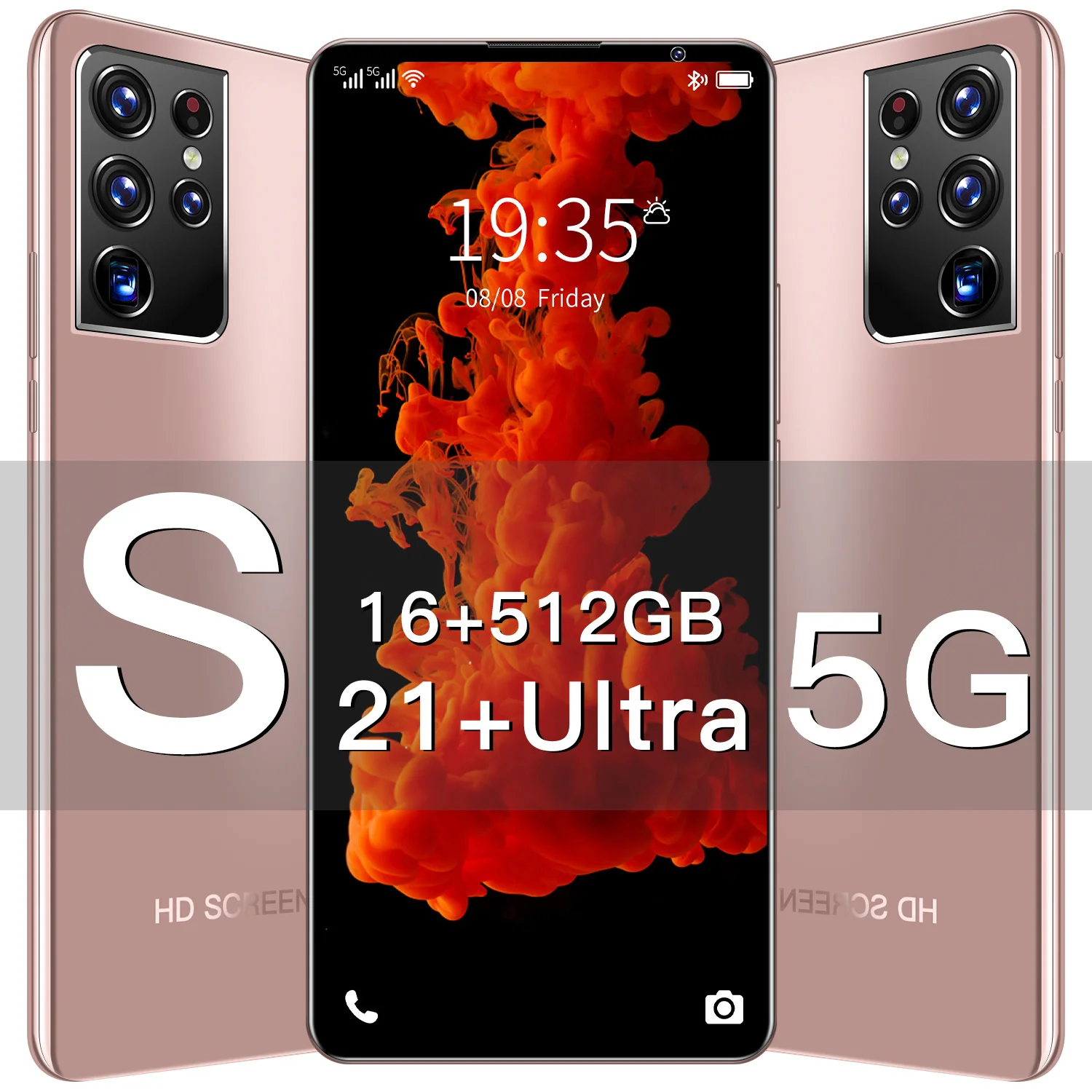 Global Version Sumsnug Galaxy S21+ Ultra 6.8 Inch Smartphone 16+512GB 24+48MP 10 Core Android 10.0 Support Google GPS 5G Phone 
Global Version Sumsnug Galaxy S21+ Ultra 6.8 Inch Smartphone 16+512GB 24+48MP 10 Core Android 10.0 Support Google GPS 5G Phone
