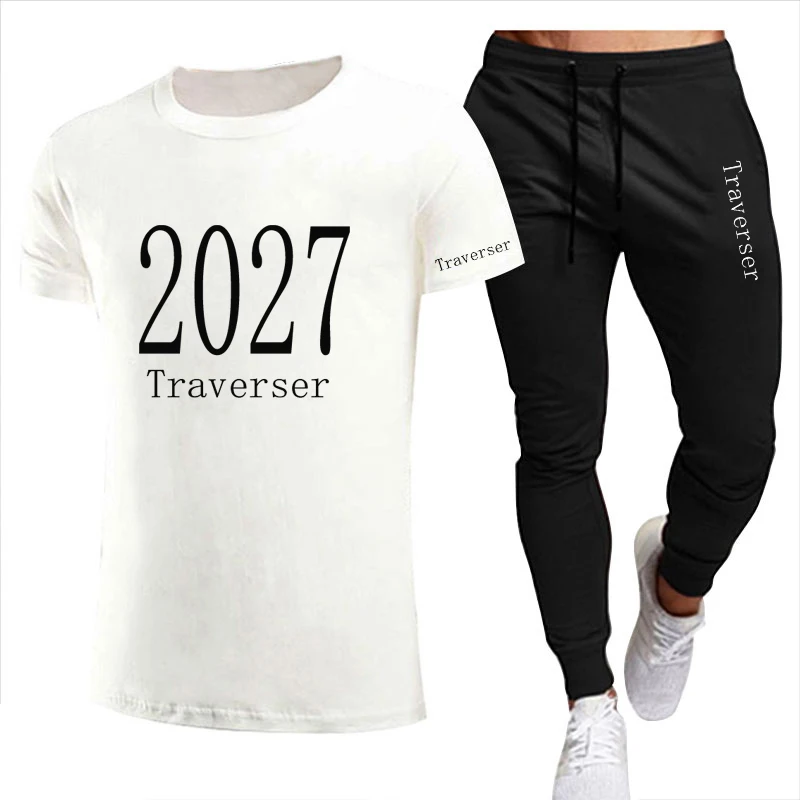 Summer Custom Personality 2027 Traverser Brand Casual T-Shirt Simple And Comfortable Breathable Short Sleeve + Sports Pants Suit
Summer Custom Personality 2027 Traverser Brand Casual T-Shirt Simple And Comfortable Breathable Short Sleeve + Sports Pants Suit