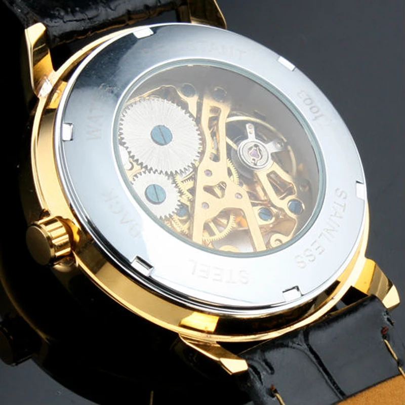 Часы-скелетоны WINNER Мужские механические популярные брендовые Модные