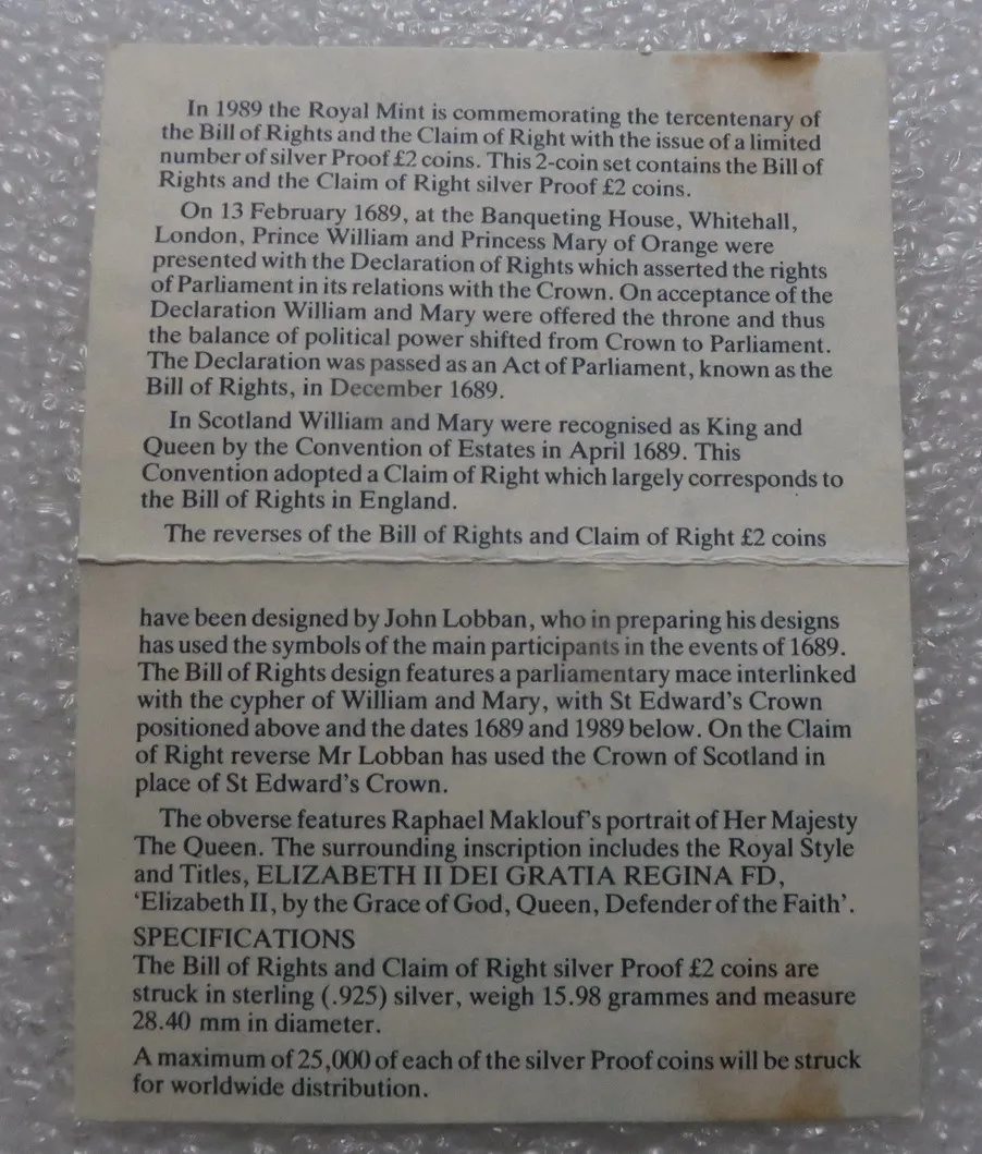 British 1989 2 Pound Silver Coin Human Rights Two Original Box Certificate Real Rare Silver Original Coin
British 1989 2 Pound Silver Coin Human Rights Two Original Box Certificate Real Rare Silver Original Coin