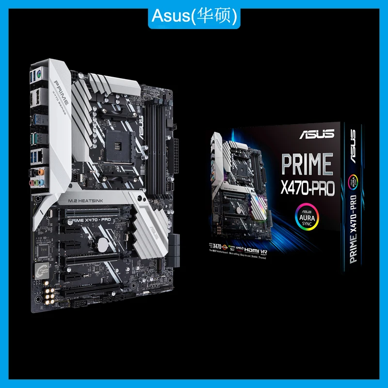 Asus PRIME X470-PRO AMD AM4 ATX motherboard DDR4 3600MHz dual M.2 SATA 6Gbps and USB 3.1 Gen 2
Asus PRIME X470-PRO AMD AM4 ATX motherboard DDR4 3600MHz dual M.2 SATA 6Gbps and USB 3.1 Gen 2