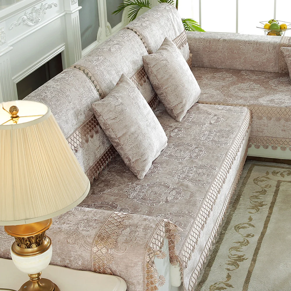 Khaki Simplicity Sofa Set Beige Luxury Chenille Sofa Cover Plush Cozy Soft Sofa Towel Slipcover Cushion Backrest Pillowcase F5
Khaki Simplicity Sofa Set Beige Luxury Chenille Sofa Cover Plush Cozy Soft Sofa Towel Slipcover Cushion Backrest Pillowcase F5