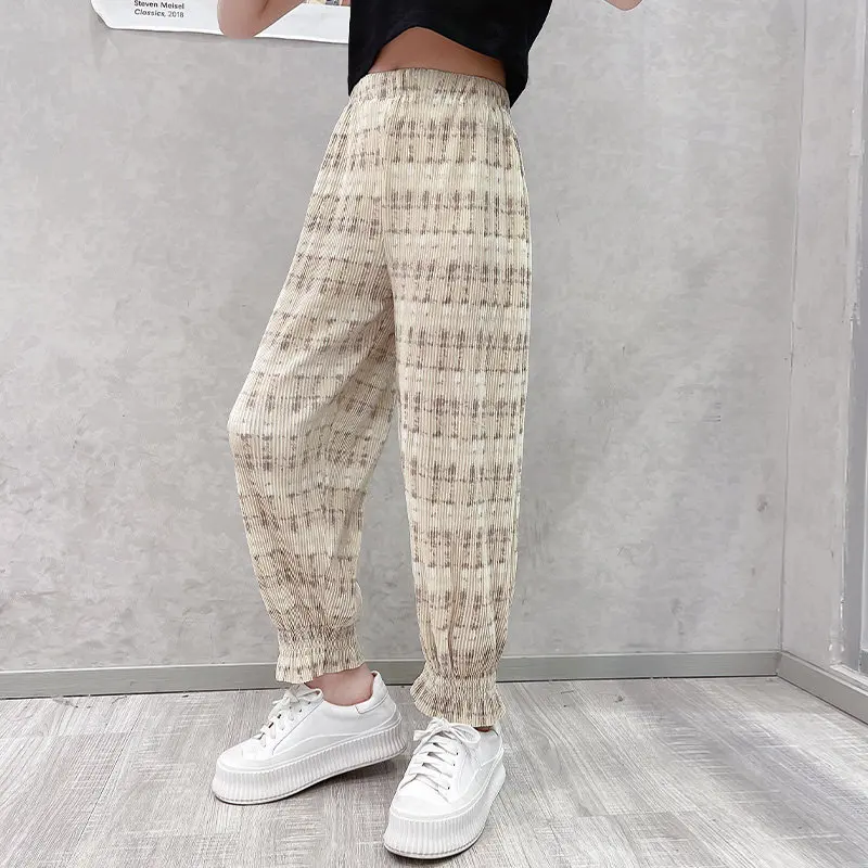 Teenager Girls Summer Anti-Mosquito Pants Vintage Casual Style New Arrivals Clothes Children's Loose Trousers 5 7 8 9 12 13 14Y
Teenager Girls Summer Anti-Mosquito Pants Vintage Casual Style New Arrivals Clothes Children's Loose Trousers 5 7 8 9 12 13 14Y