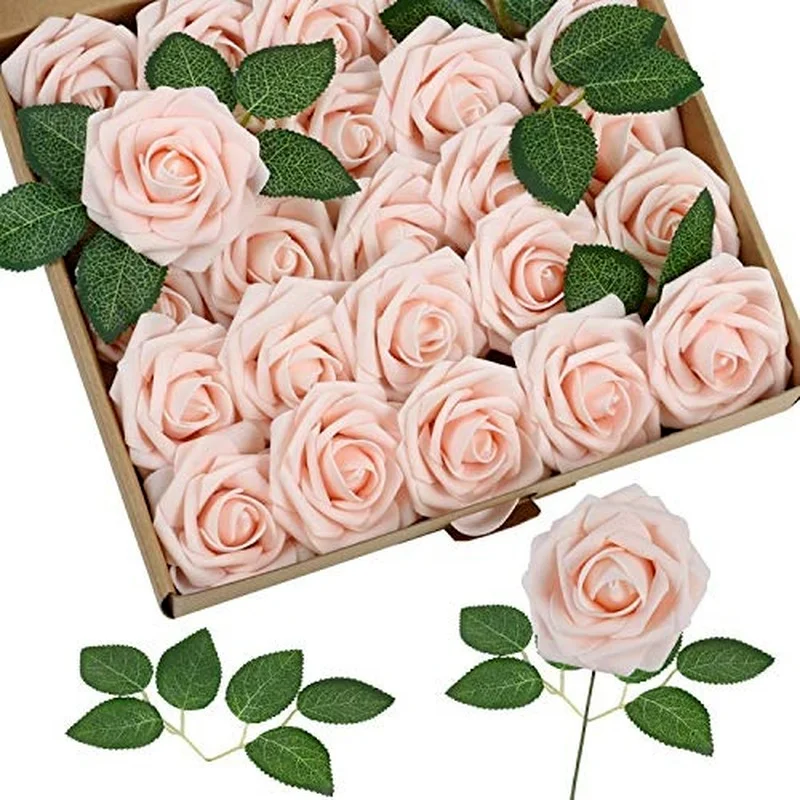 Artificial Flowers Rose PE Rose True Looking Fake Roses with Stem Wedding DIY Bouquets Party Arrangement Home Deco 50pcs
Artificial Flowers Rose PE Rose True Looking Fake Roses with Stem Wedding DIY Bouquets Party Arrangement Home Deco 50pcs