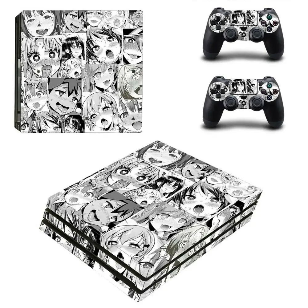 PS4 Pro Japan Anime Stickers PS 4 Play station Vinyl Skin Sticker For PlayStation console and controller | Электроника