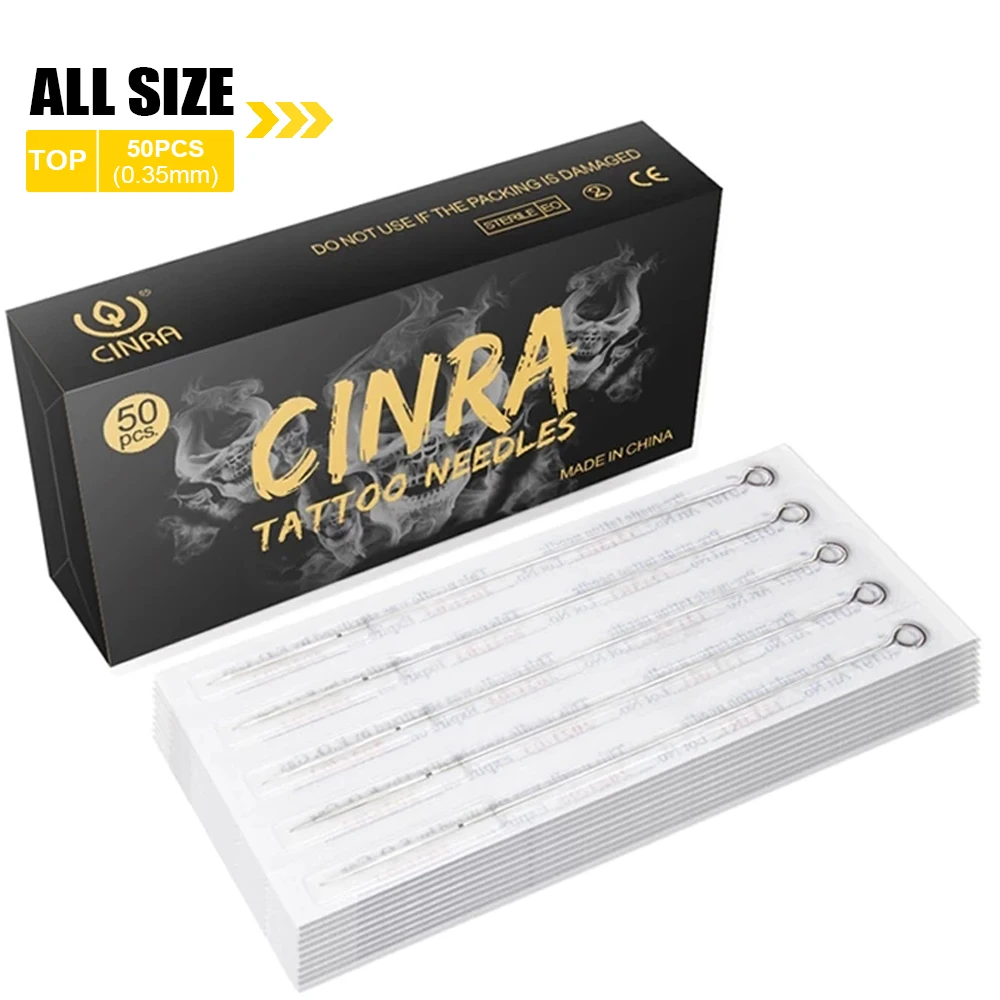 CINAR Disposable Tattoo Needles RL/RS/RM/M1/M2 For Tattoo Machines Gun Round Liner magnumTattoo Machine Kit Tattoo Supplies
CINAR Disposable Tattoo Needles RL/RS/RM/M1/M2 For Tattoo Machines Gun Round Liner magnumTattoo Machine Kit Tattoo Supplies