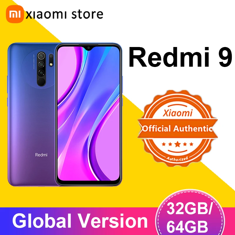 Глобальная версия Xiaomi Redmi 9 3 Гб оперативной памяти 32 встроенной памяти/4GB 64GB