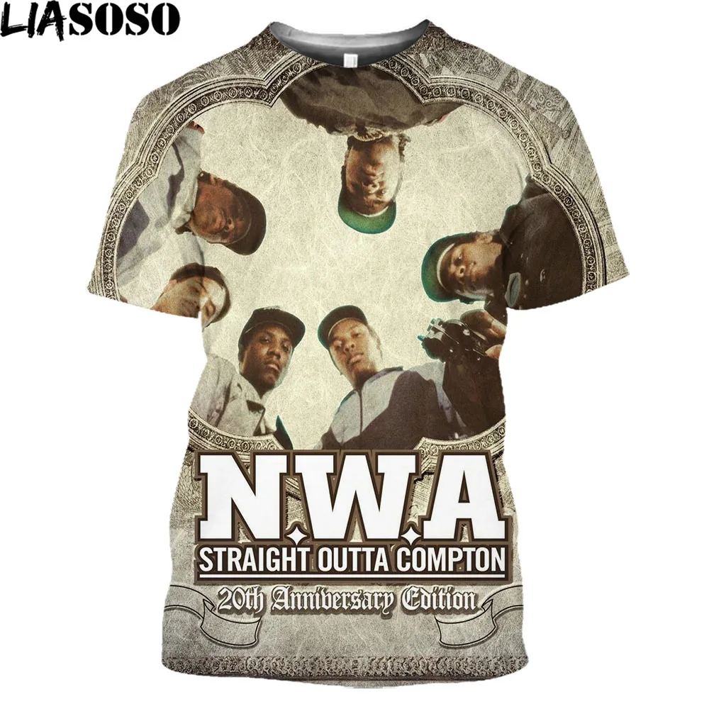 N.W.A NWA Hip Hop Music Group Men's T-Shirt Ice Cube MC Ren Dr. Dre DJ Yella Eazy-E Print Top Tees Daily Rock Rap Harajuku Shirt
N.W.A NWA Hip Hop Music Group Men's T-Shirt Ice Cube MC Ren Dr. Dre DJ Yella Eazy-E Print Top Tees Daily Rock Rap Harajuku Shirt