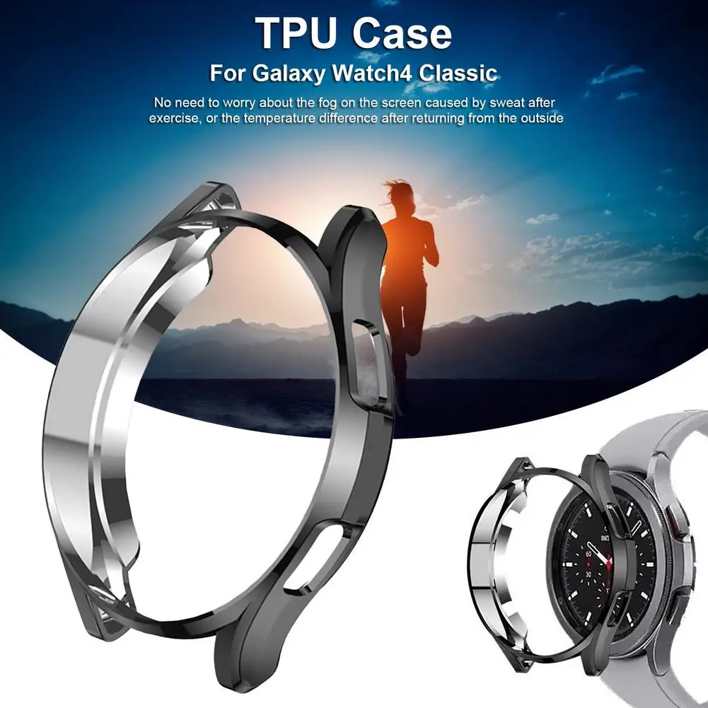 Чехол из ТПУ для смарт-часов, защитный бампер для Galaxy Watch 4 Classic, защитный чехол 46 мм
Чехол из ТПУ для смарт-часов, защитный бампер для Galaxy Watch 4 Classic, защитный чехол 46 мм