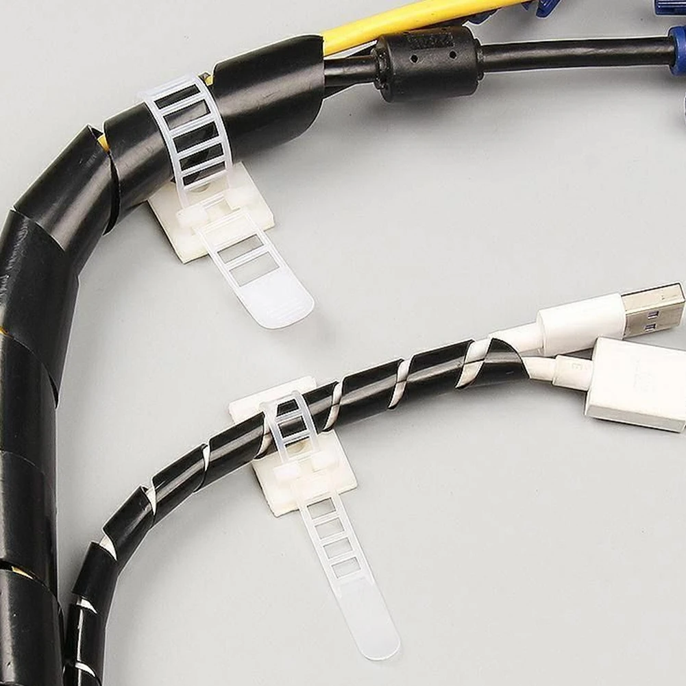 50PCS Adjustable Self Adhesive Wire Ties Cable Clip Wiring Holder Strap Self Adhesive Cable Organizer Fix Holder Cord Management
50PCS Adjustable Self Adhesive Wire Ties Cable Clip Wiring Holder Strap Self Adhesive Cable Organizer Fix Holder Cord Management