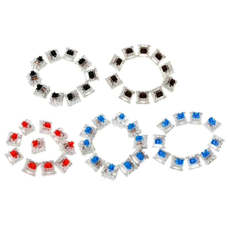 10Pcs 3 Pin Mechanical Keyboard Switch Waterproof Blue Replace For Gateron Cherry MX
10Pcs 3 Pin Mechanical Keyboard Switch Waterproof Blue Replace For Gateron Cherry MX