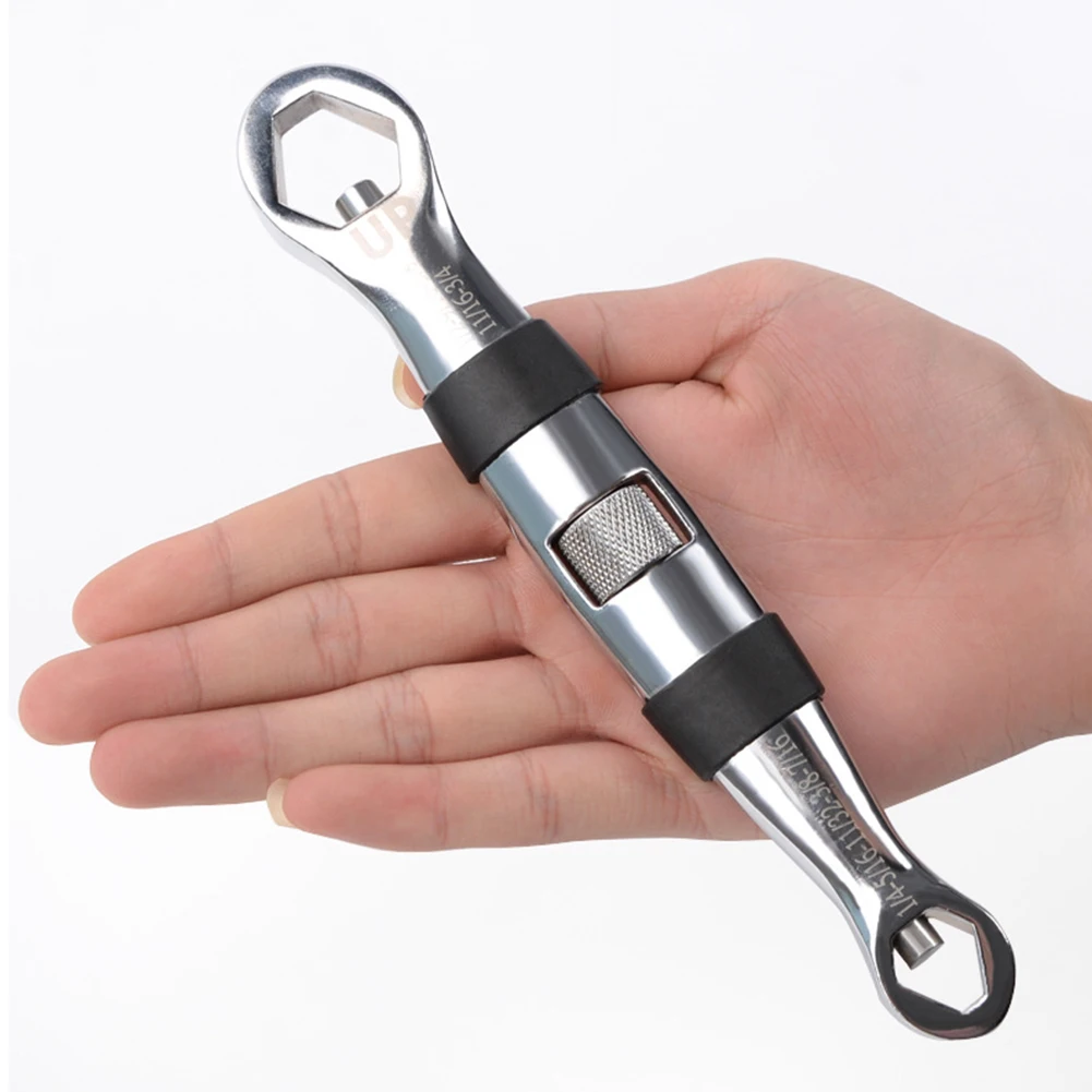 For Home Repair Chrome Vanadium Steel Hand Tool Compact Pratical Portable Handheld Auto Parts Accessory Multifunction Wrench
For Home Repair Chrome Vanadium Steel Hand Tool Compact Pratical Portable Handheld Auto Parts Accessory Multifunction Wrench