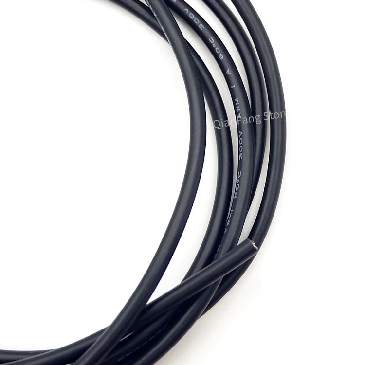 Провод с покрытием 5 м медный кабель 30AWG-14AWG черный белый 2 3 4 6 7 8 10 ядер мягкий USB