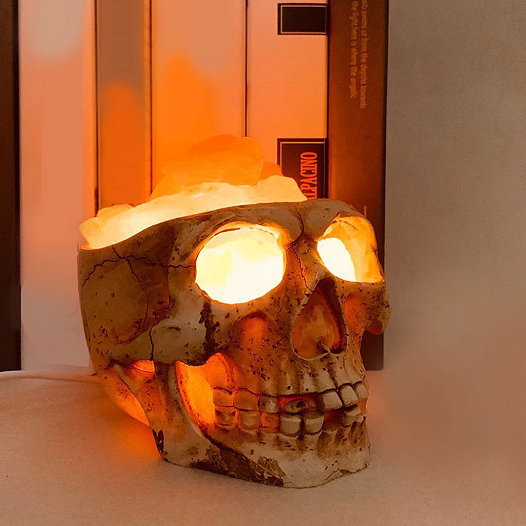 3D Himalayan Salt Lamp , Decorative LED Skull Lamp Nightlight with Dimmer Switch, Unique Birthday Gift, Home Bar Ornament
3D Himalayan Salt Lamp , Decorative LED Skull Lamp Nightlight with Dimmer Switch, Unique Birthday Gift, Home Bar Ornament