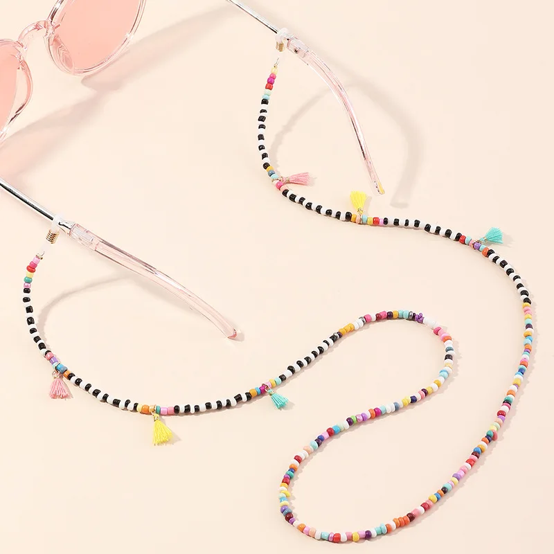 2020 boho Fashion Women men Glasses Chain Colored Beaded Eyeglass Lanyard Anti Slip Sunglasses Strap Spectacles Cord Accessories
2020 boho Fashion Women men Glasses Chain Colored Beaded Eyeglass Lanyard Anti Slip Sunglasses Strap Spectacles Cord Accessories