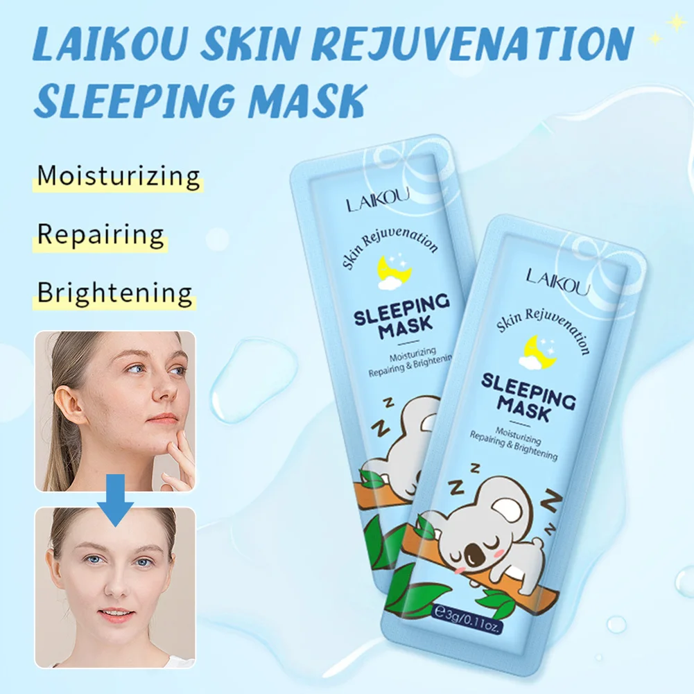 Koala Sleeping Mask Moisturizing Nousrishing Skin Overnight Mask for Soothing Brightening Skincare Cleaning Mask 2101 New
Koala Sleeping Mask Moisturizing Nousrishing Skin Overnight Mask for Soothing Brightening Skincare Cleaning Mask 2101 New
