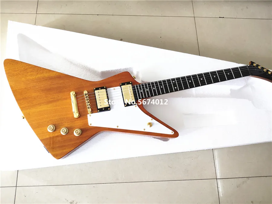 Наследуя классическую нестандартную версию корпуса электрической гитары с цветущим Персиком, золотые аксессуары, Бесплатная доставка 
Наследуя классическую нестандартную версию корпуса электрической гитары с цветущим Персиком, золотые аксессуары, Бесплатная доставка