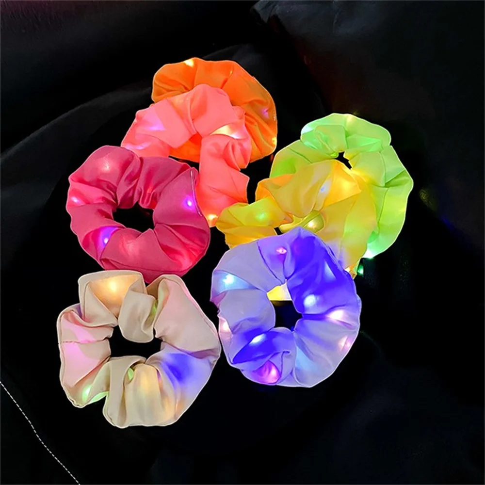LED Luminous Hair Rope Rubber Band Creative Personality Glittering Hair Circle For Fashion Girl Women Christmas Party Gift
LED Luminous Hair Rope Rubber Band Creative Personality Glittering Hair Circle For Fashion Girl Women Christmas Party Gift