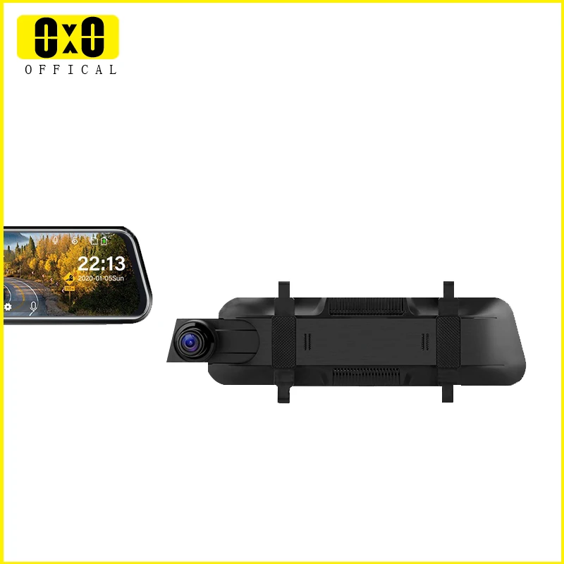 

Gmai UltraHD 2.5K Stream Media 10 inch Car DVR Mirror Recorder Dash Cam Registrar 1080P Rear View Camera Night Vision Black Box