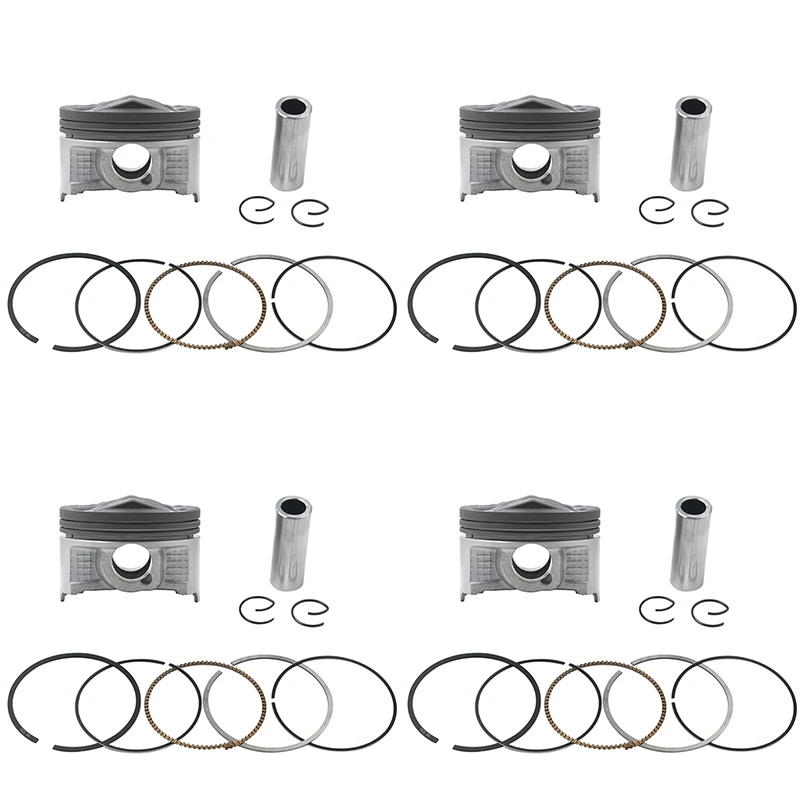 4 Pcs Motorcycle Piston & Rings Kit For YAMAHA FZR400RR 3TJ FZR 400 RR SP 3TJ FZ400 4YR STD 56mm 56.25mm 56.50mm 56.75mm 57mm
4 Pcs Motorcycle Piston & Rings Kit For YAMAHA FZR400RR 3TJ FZR 400 RR SP 3TJ FZ400 4YR STD 56mm 56.25mm 56.50mm 56.75mm 57mm