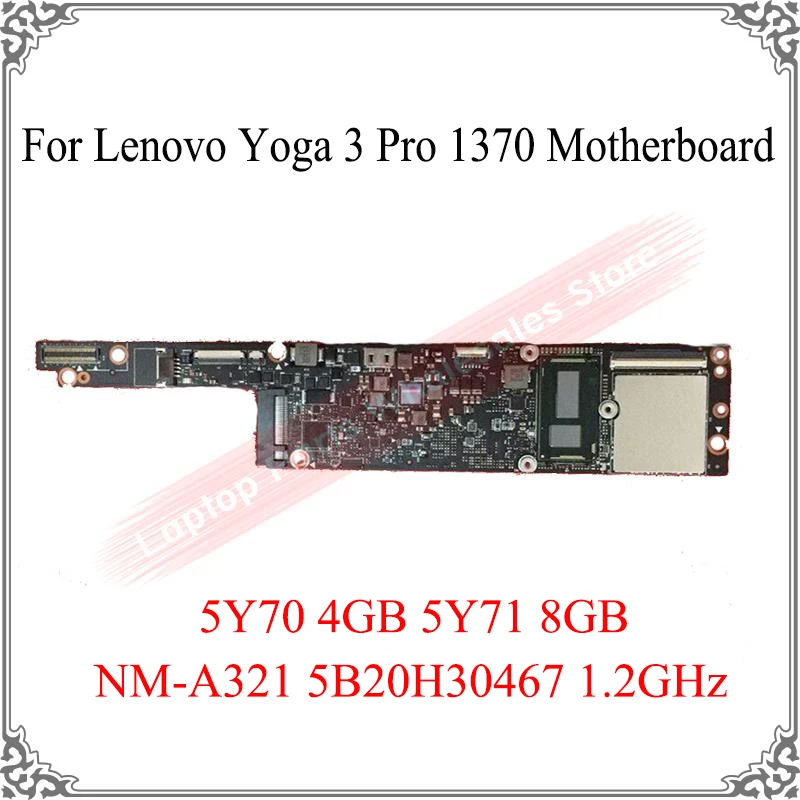 Original New For Lenovo Yoga 3 Pro 1370 Motherboard 5Y70 4GB 5Y71 8GB RAM NM-A321 5B20H30467 1.2GHz Mainboard Logic Board
Original New For Lenovo Yoga 3 Pro 1370 Motherboard 5Y70 4GB 5Y71 8GB RAM NM-A321 5B20H30467 1.2GHz Mainboard Logic Board