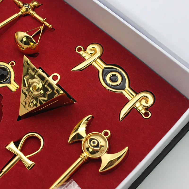Yugioh Миллениум сокровища ожерелье кулон коллекция оружия набор с изображением
