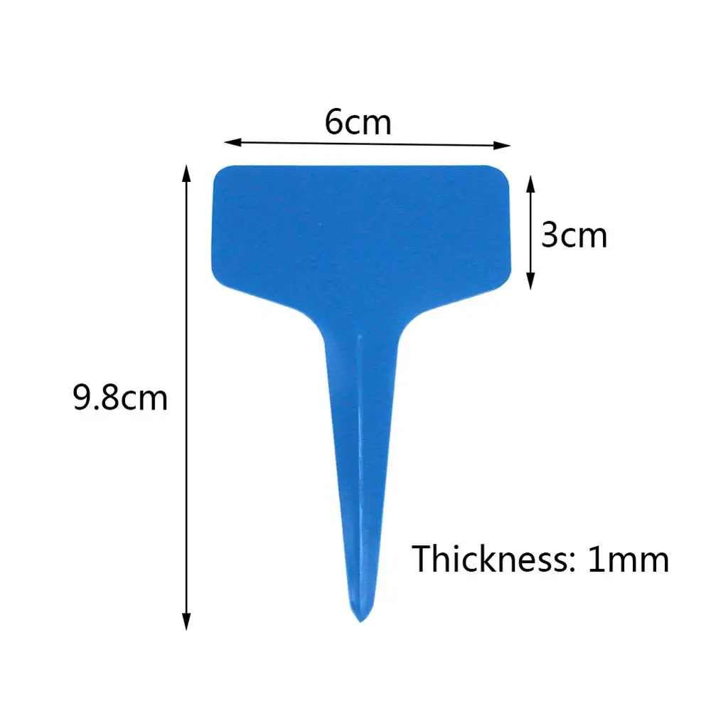 16 шт. Пластиковые Т образные садовые бирки для растений цветы теплицы поднос