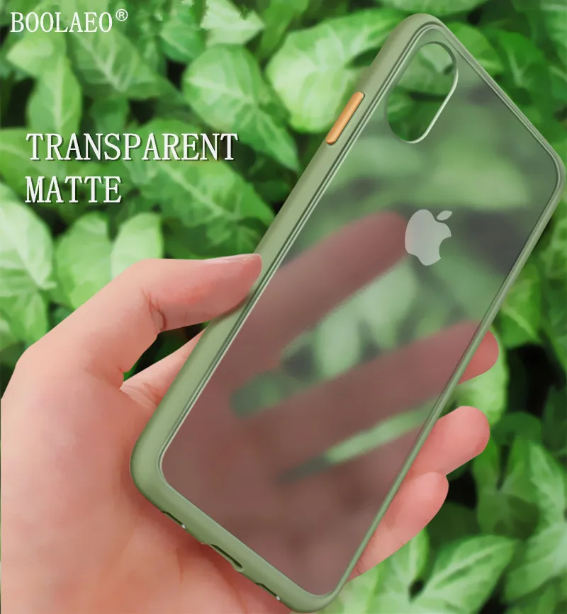 Роскошный прозрачный матовый Силиконовый чехол с мягкой рамкой для iPhone 11 Pro X XS XR