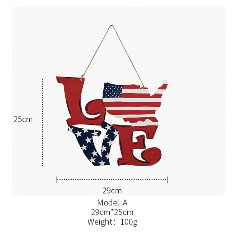 Wooden Letters Ornaments Hanging Decoration Wall Doorway Pendant USA Independence Day Home Decoration Red White Blue Love
Wooden Letters Ornaments Hanging Decoration Wall Doorway Pendant USA Independence Day Home Decoration Red White Blue Love