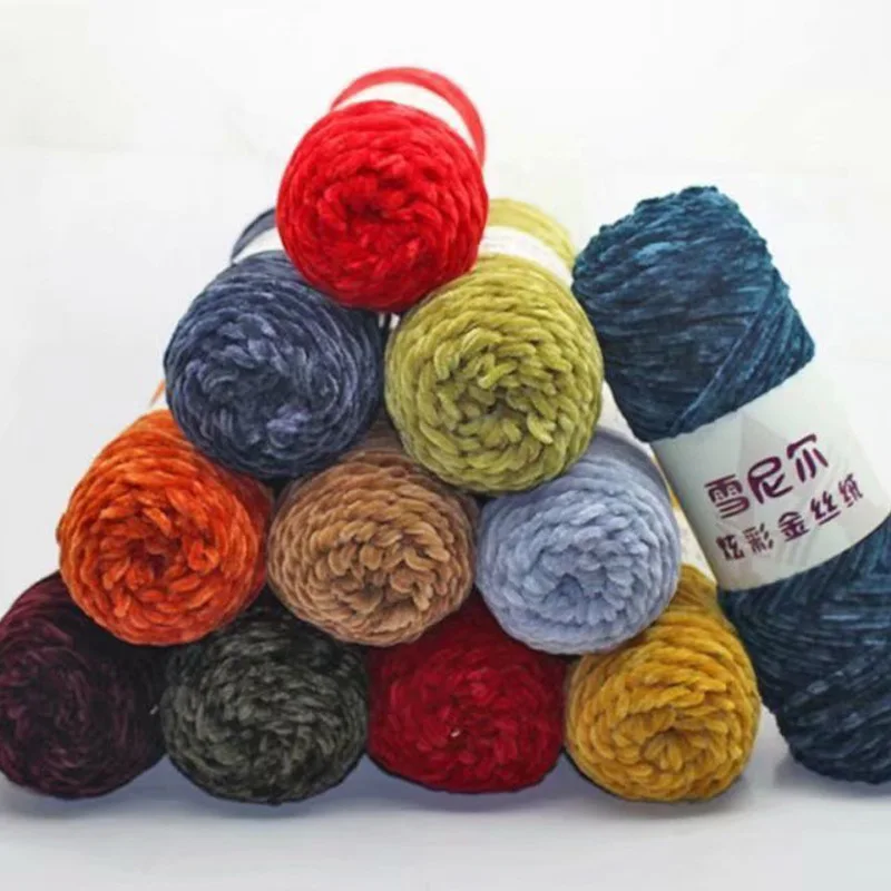 Velvet Yarn Crochet Texturized Polyester Blended Cotton Chenille Yarn baby blanket Skein Sewing Thread Suggest Needle 4MM-5MM
Velvet Yarn Crochet Texturized Polyester Blended Cotton Chenille Yarn baby blanket Skein Sewing Thread Suggest Needle 4MM-5MM