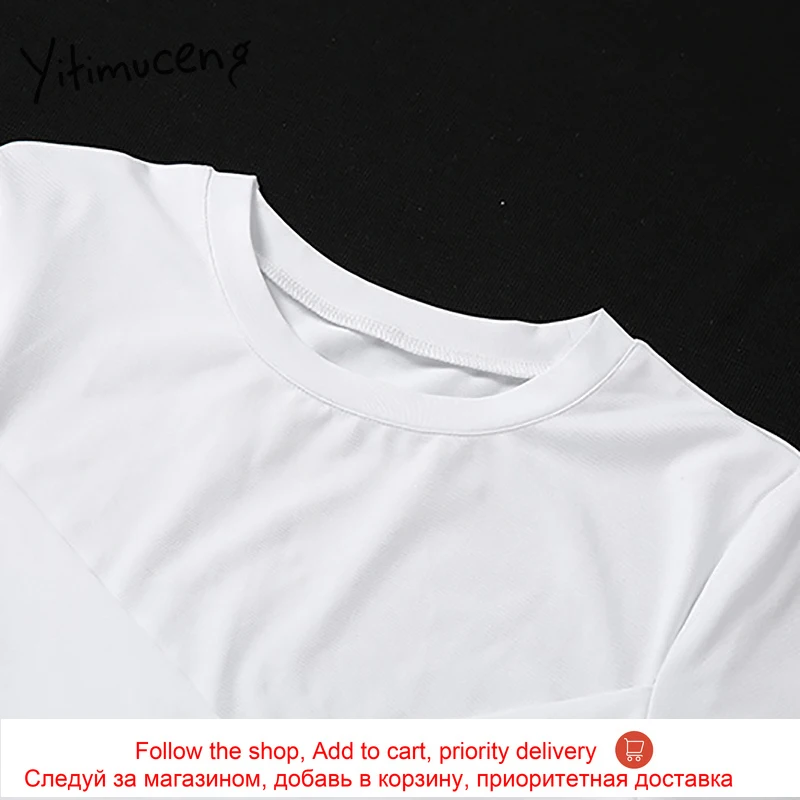 Yitimuceng Bandage Wrap Chest Crop Tops Women Tshirts 2021 Spring Fashion New Sexy Streetwear White O-neck Short Sleeve Clothes
Yitimuceng Bandage Wrap Chest Crop Tops Women Tshirts 2021 Spring Fashion New Sexy Streetwear White O-neck Short Sleeve Clothes