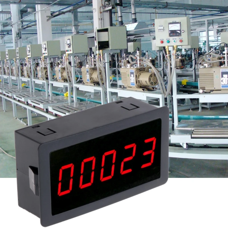 D08D DC 12-24V Red 5 Digit 0.56" LED Panel Counter Meter Up Plus Totalizer 0-99999
D08D DC 12-24V Red 5 Digit 0.56" LED Panel Counter Meter Up Plus Totalizer 0-99999