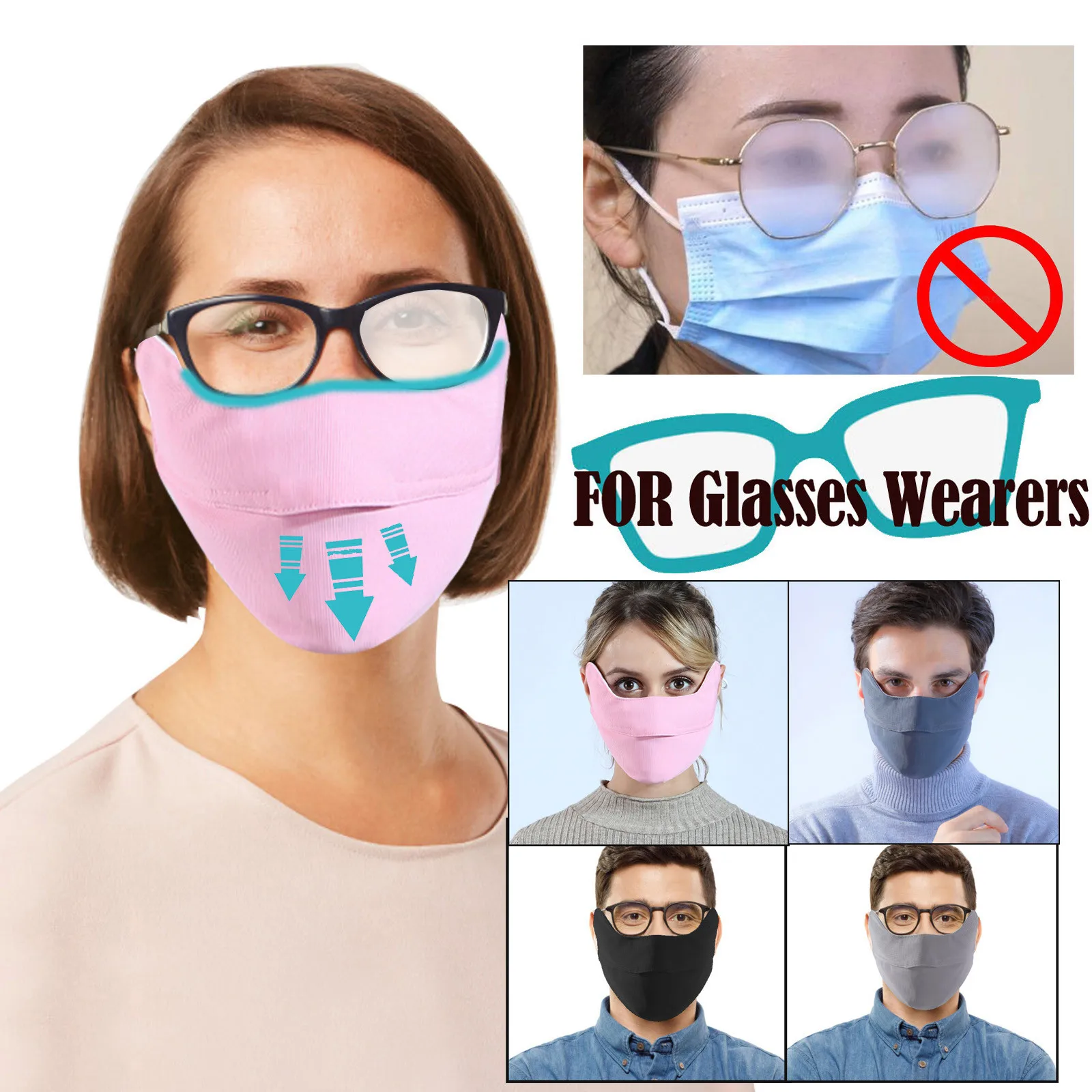 Adult Breathable Dust Face Mask For Glasses Wearers Prevent Fogging Adjusting Buckle Outdoor Sport Masks mascarilla reutilizable
Adult Breathable Dust Face Mask For Glasses Wearers Prevent Fogging Adjusting Buckle Outdoor Sport Masks mascarilla reutilizable