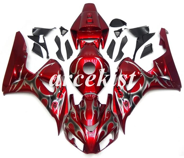 Injection Mold New ABS Whole Fairings kit Fit for HONDA CBR1000RR 2006 2007 06 07 Bodywork set red gray 
Injection Mold New ABS Whole Fairings kit Fit for HONDA CBR1000RR 2006 2007 06 07 Bodywork set red gray