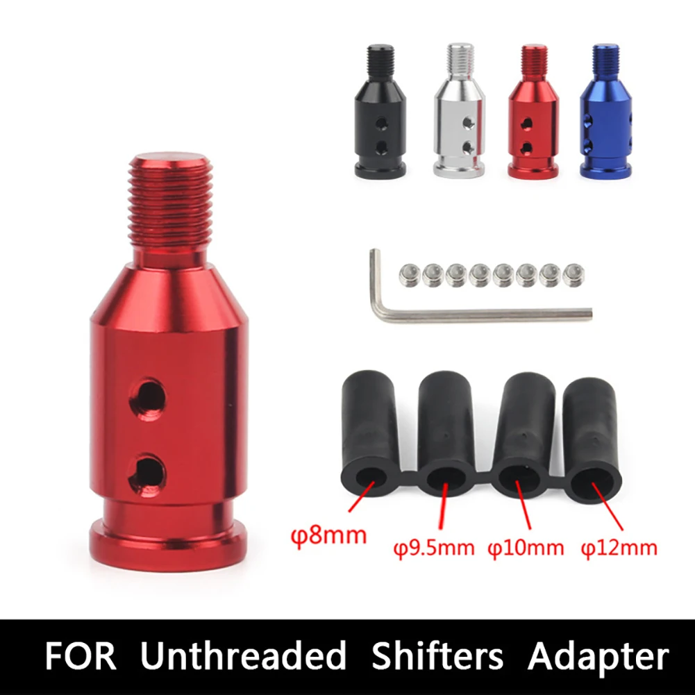 Universal Car Manual Gear Shift Knob Adapter For M12x1.25 Thread Aluminum Alloy Non-Threaded Shifters Knob Boot Retainer Adapter
Universal Car Manual Gear Shift Knob Adapter For M12x1.25 Thread Aluminum Alloy Non-Threaded Shifters Knob Boot Retainer Adapter