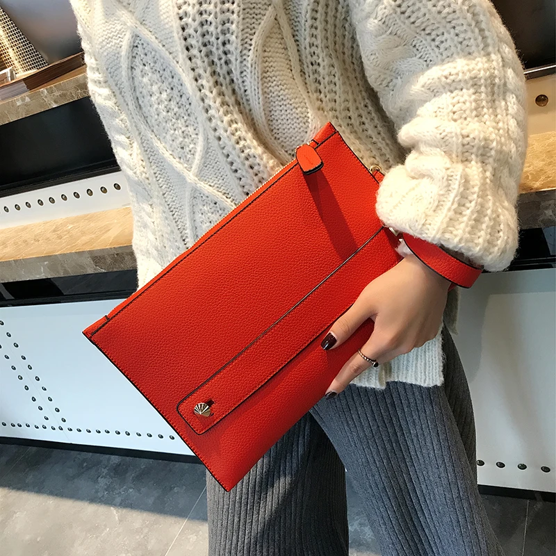 New Fashion Women Envelope Clutch Bag PU Leather Female Day Clutches Red Women Handbag Wrist clutch purse evening bags bolsas
New Fashion Women Envelope Clutch Bag PU Leather Female Day Clutches Red Women Handbag Wrist clutch purse evening bags bolsas