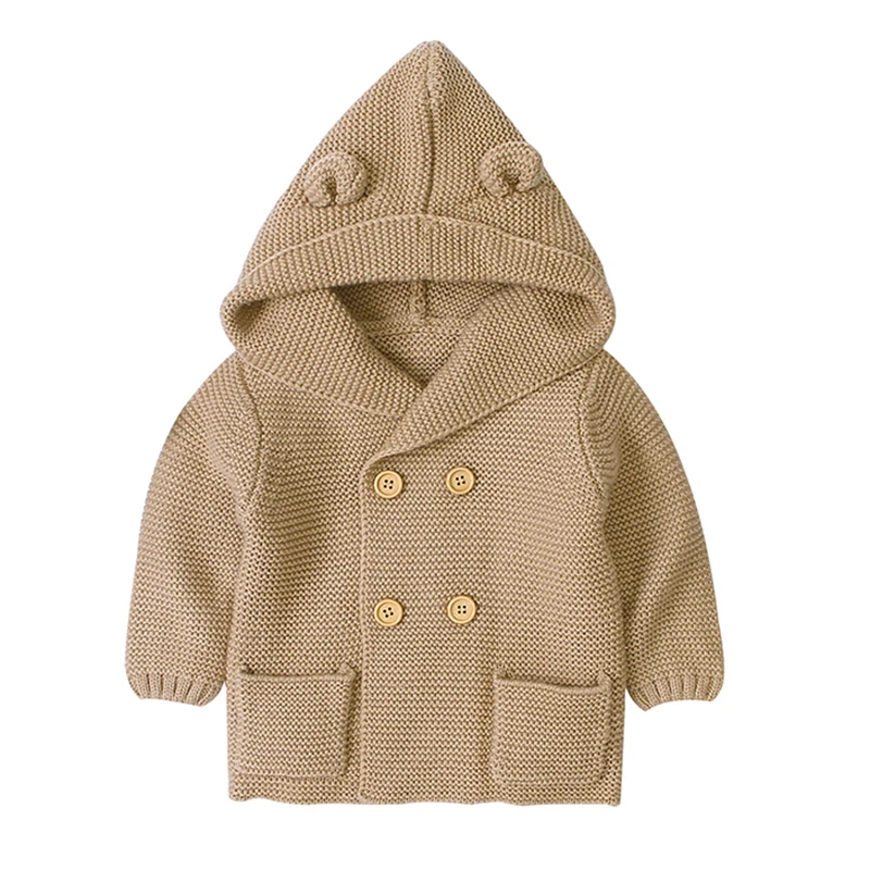 Autumn Winter Warm Infant Boy Girls Knitted Cardigan Coat Baby Boy Girl Newborn Baby Long Sleeve Hooded Jacket Children Clothing
Autumn Winter Warm Infant Boy Girls Knitted Cardigan Coat Baby Boy Girl Newborn Baby Long Sleeve Hooded Jacket Children Clothing