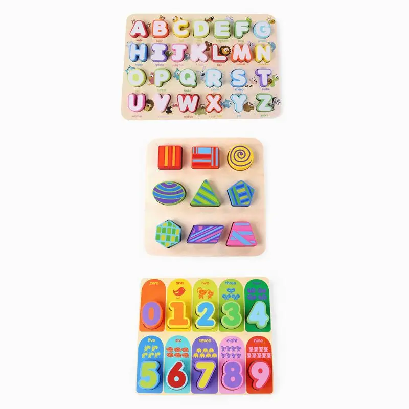 Number/ Letter / shape Wooden Chunky Puzzle Preschool Early Educational Toys XX9E
Number/ Letter / shape Wooden Chunky Puzzle Preschool Early Educational Toys XX9E