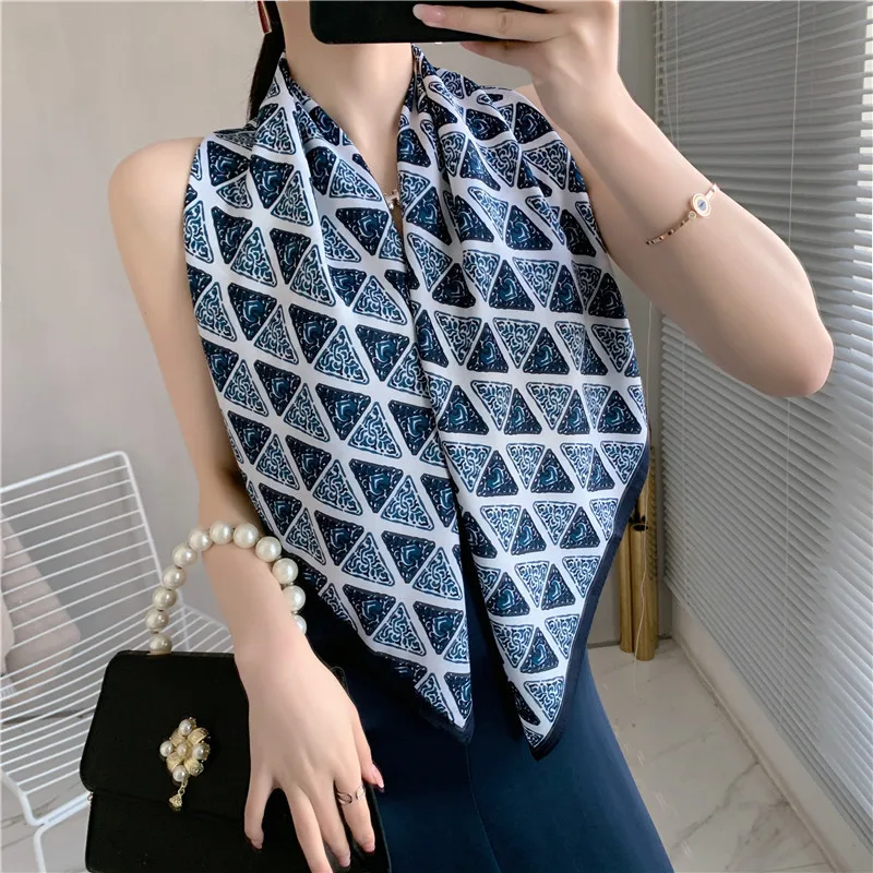 2022 New Summer Silk Scarf For Women Silk Scarf Lady Shawl Female Wraps Bandana Foulard Hijabs Soft Beach Stoles 90*90cm
2022 New Summer Silk Scarf For Women Silk Scarf Lady Shawl Female Wraps Bandana Foulard Hijabs Soft Beach Stoles 90*90cm