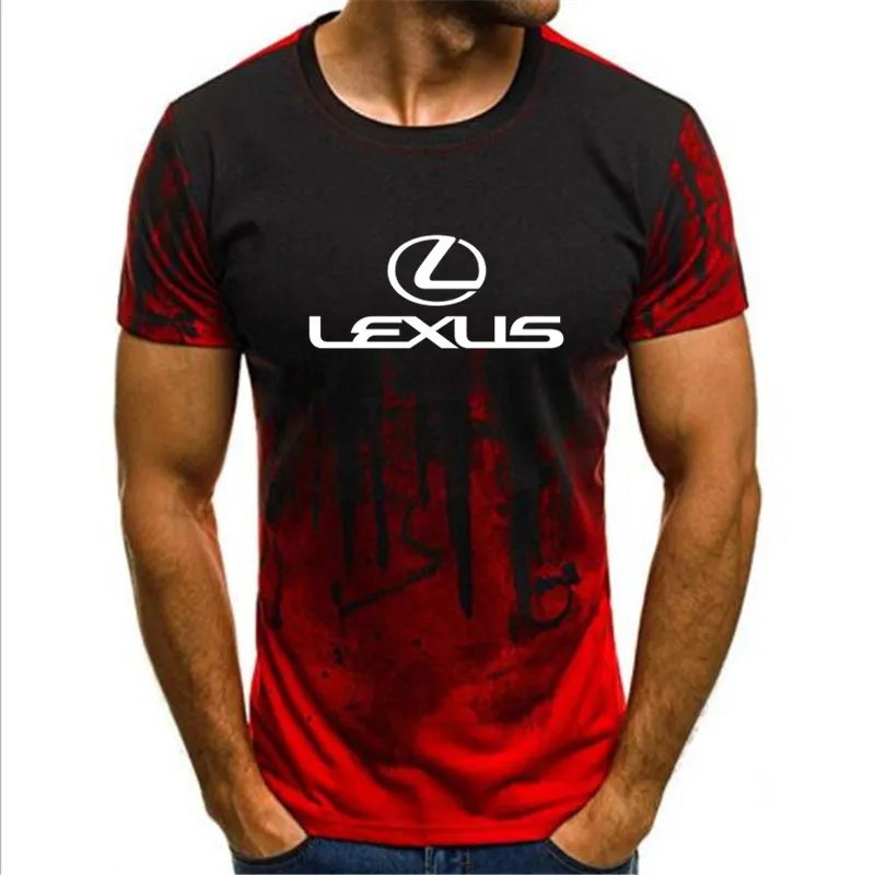 Gradient Mens Short Sleeve Lexus Car Logo Mens T-shirt Summer casual Cotton New Gradient T shirts unisex Harajuku Male Tee
Gradient Mens Short Sleeve Lexus Car Logo Mens T-shirt Summer casual Cotton New Gradient T shirts unisex Harajuku Male Tee