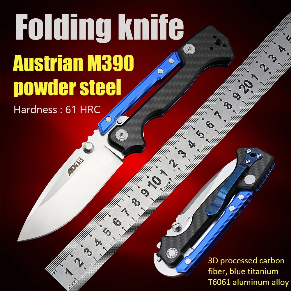AD15 Folding Knife Pocket Knives Hunting for Survival Tactical Military EDC Tool Outdoor Utility Camping Self Defense Knifes
AD15 Folding Knife Pocket Knives Hunting for Survival Tactical Military EDC Tool Outdoor Utility Camping Self Defense Knifes