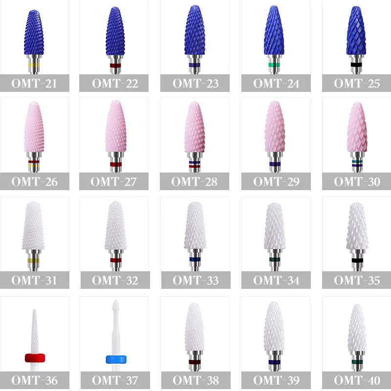1pcs Mill Ceramic Nail Drill Bits For Electric Manicure Machines Pedicure Nail Art Salon Polish Tools Nail Art Accessories
1pcs Mill Ceramic Nail Drill Bits For Electric Manicure Machines Pedicure Nail Art Salon Polish Tools Nail Art Accessories