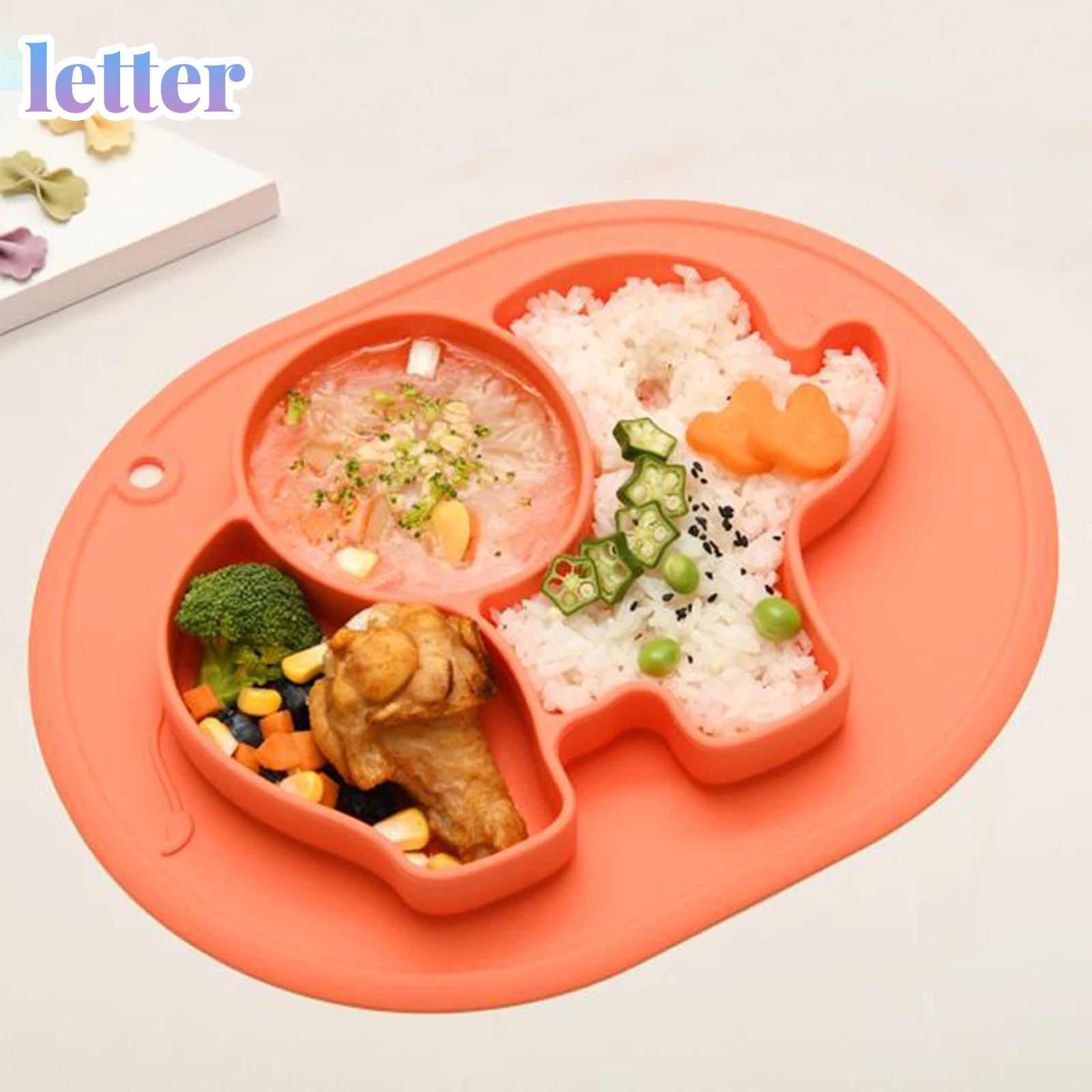 1 PCS Children's Elephant Silicone Dinner Plate Strong Suction Mat Grid Plate For Infants Toddlers Cartoon Animal Feeding Tablew
1 PCS Children's Elephant Silicone Dinner Plate Strong Suction Mat Grid Plate For Infants Toddlers Cartoon Animal Feeding Tablew