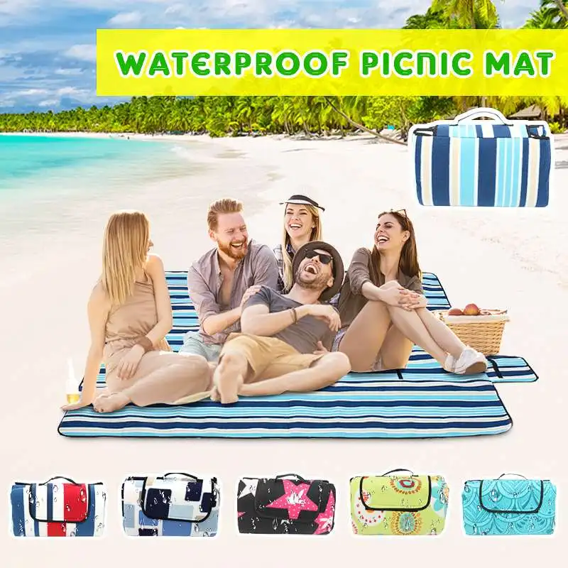 2*2M Beach Mat Outdoor Camping Mat Picnic Blanket Waterproof Mat Machine Washable Portable Travel Beach Blanket Folding Picnic
2*2M Beach Mat Outdoor Camping Mat Picnic Blanket Waterproof Mat Machine Washable Portable Travel Beach Blanket Folding Picnic
