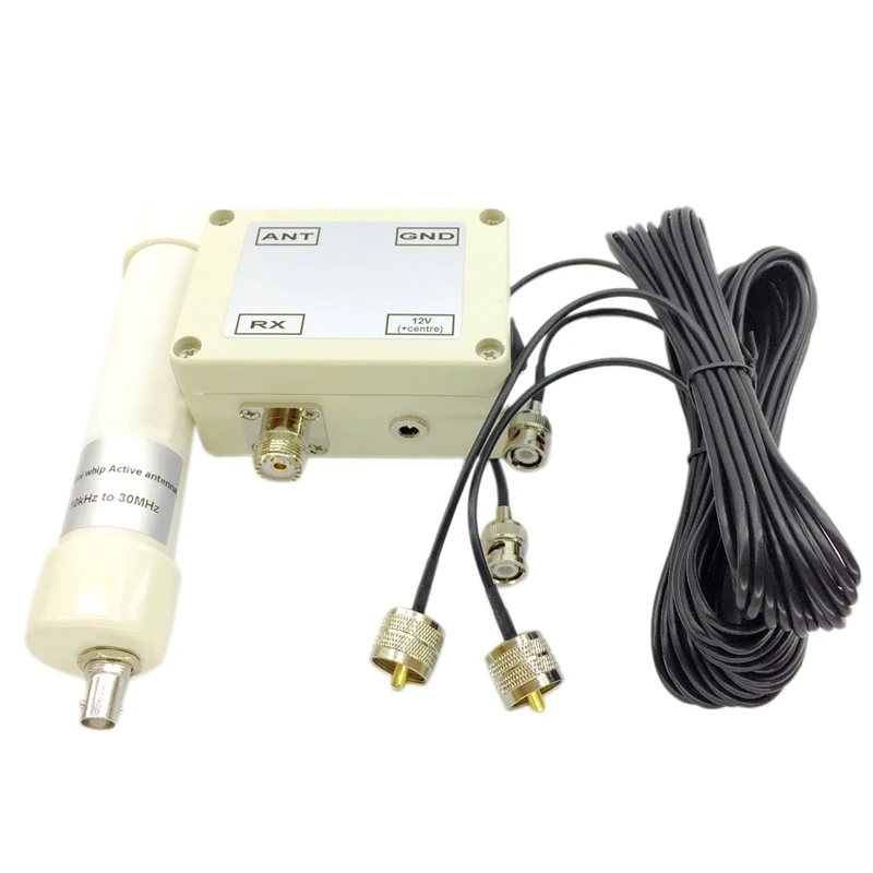 Активная антенна 10 кГц до 30 МГц Mini Whip Hf Lf Vhf Sdr Rx с портативным кабелем
Активная антенна 10 кГц до 30 МГц Mini Whip Hf Lf Vhf Sdr Rx с портативным кабелем