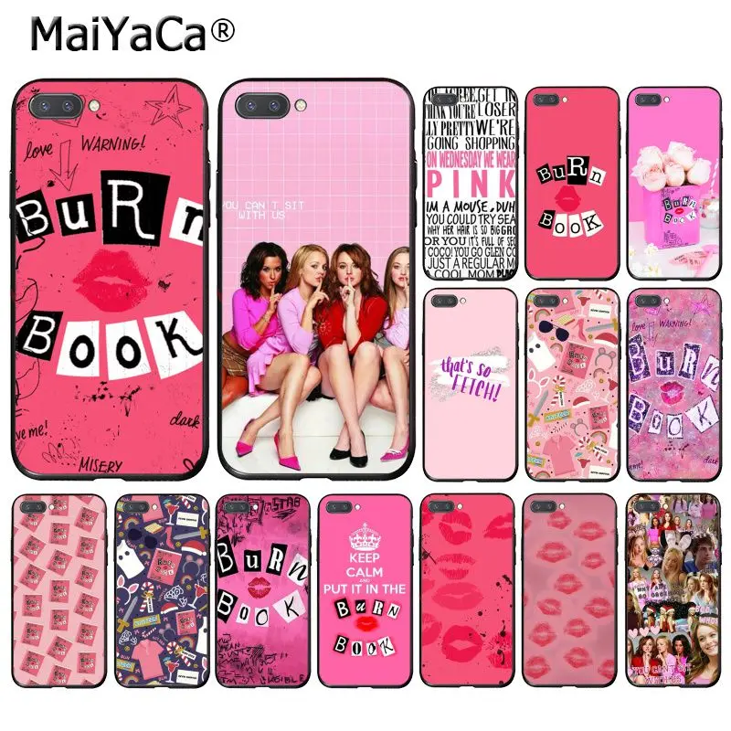 Чехол для телефона MaiYaCa Burn Book Mean Girls Kiss Hot Fashion Huawei Honor 8X 9 10 20 Lite 7A 8A 5A 7C 10i 9X Pro Play