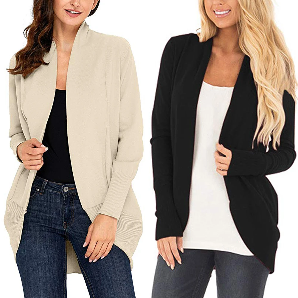 Autumn Cardigan Female Knitted Coat Solid Loose Coat Women's Sweaters Streetwear Casual Clothes Women Sweater Coat
Autumn Cardigan Female Knitted Coat Solid Loose Coat Women's Sweaters Streetwear Casual Clothes Women Sweater Coat