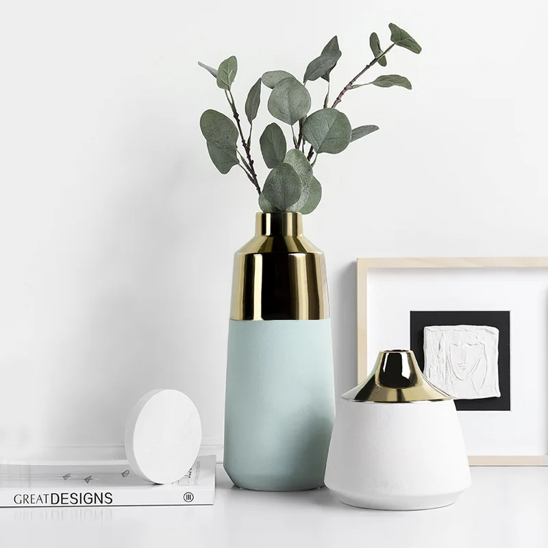 Ceramic Vase Decoration Art Home Modern European Ceramic Flower Vase Arrangement Home Room Ornaments plating Decor Gift Vases
Ceramic Vase Decoration Art Home Modern European Ceramic Flower Vase Arrangement Home Room Ornaments plating Decor Gift Vases